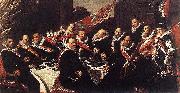 Frans Hals Banquet of the Officers of the St George Civic Guard WGA Germany oil painting artist